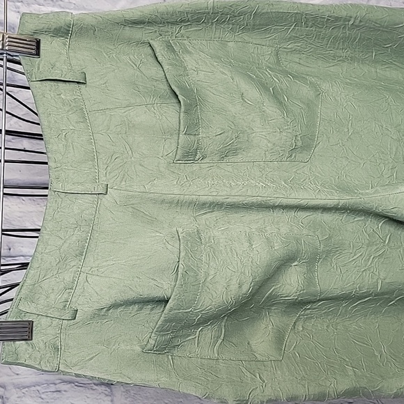 ZARA‎ Satin Jogging Trousers with a Wrinkled Effect Size XS - Picture 6 of 8